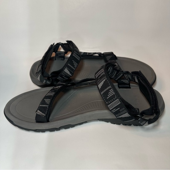 Teva Mens Hurricane XLT2 Sandals US Mens Sz 13 1019234 Black Grey Outdoor Hiking - Picture 4 of 11